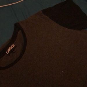 Black and Grey Carbon T-Shirt Adult S